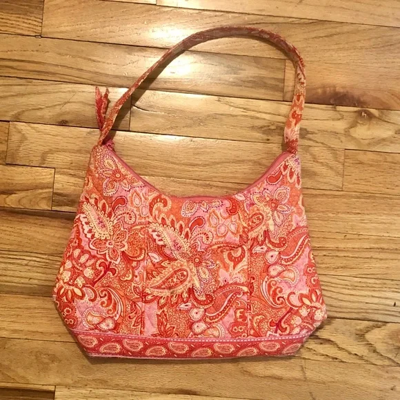 Vera Bradley Large hobo shoulder bag in Sherbet - Picture 3 of 8